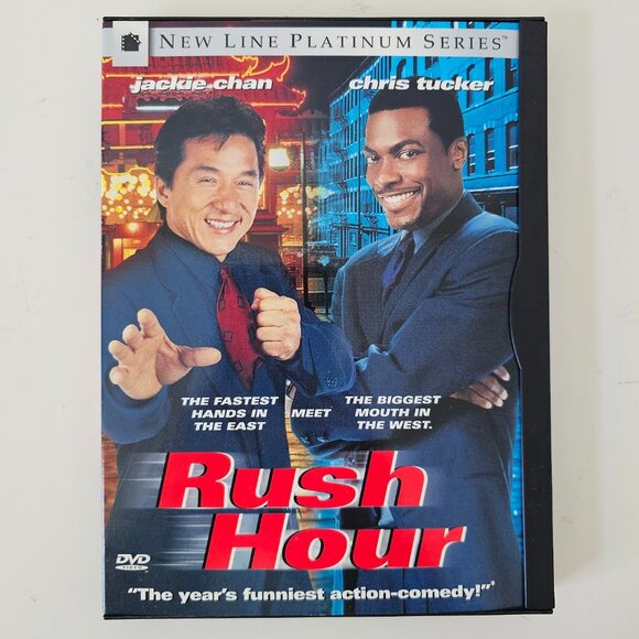 Rush Hour DVD 1998 Widescreen - Jackie Chan, Chris Tucker, Ken Leung - Picture 1 of 3